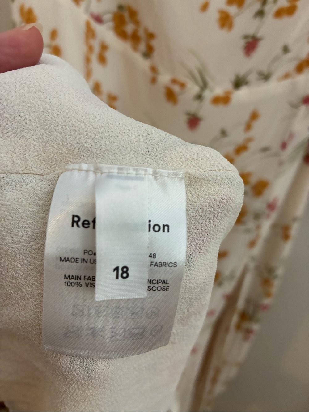 Reformation Juliette Floral Midi Dress 18 - Picture 11 of 12